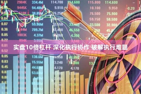 实盘10倍杠杆 深化执行协作 破解执行难题